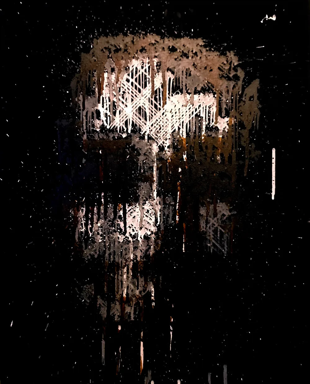 AI Imagined Portrait Painted by a Robot #2 by Pindar Van Arman