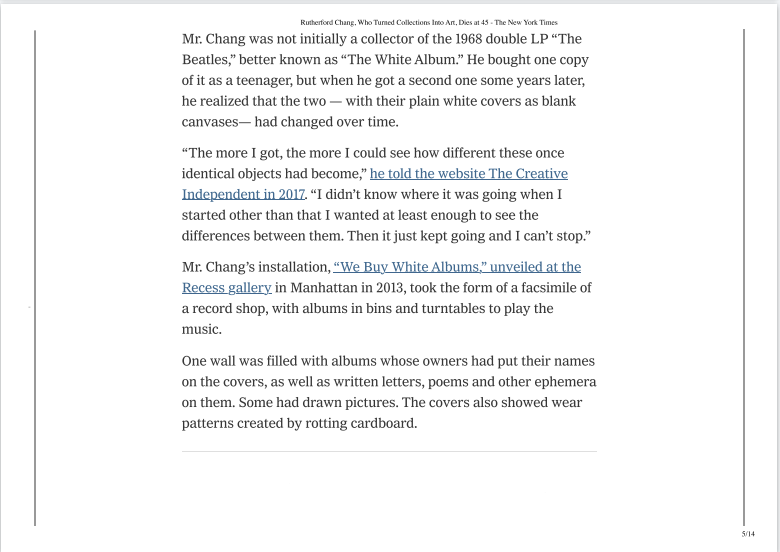 Obituary, continued